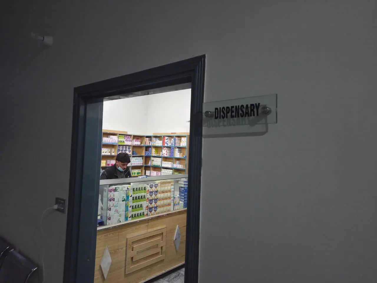 Dispensary at Hajra Bibi Welfare Trust